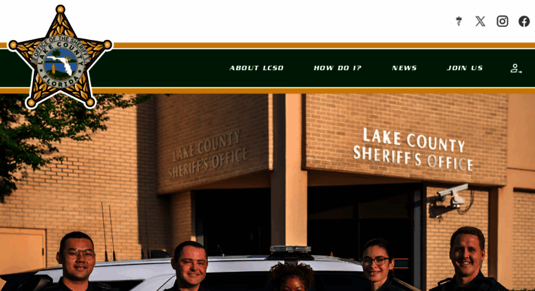 Access lcso.org. LAKE COUNTY SHERIFF'S OFFICE