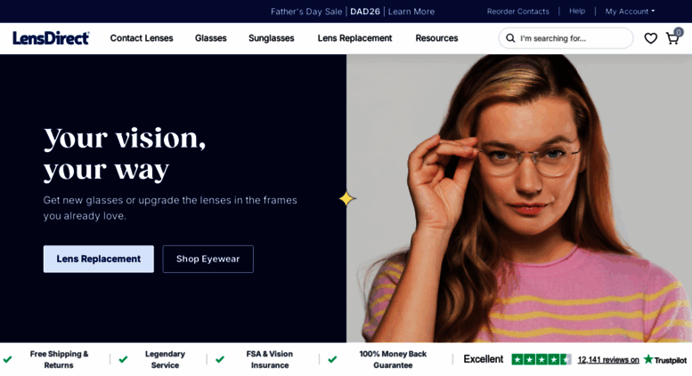 Access Lensdirect Contacts For Less Discount Contact Lenses 