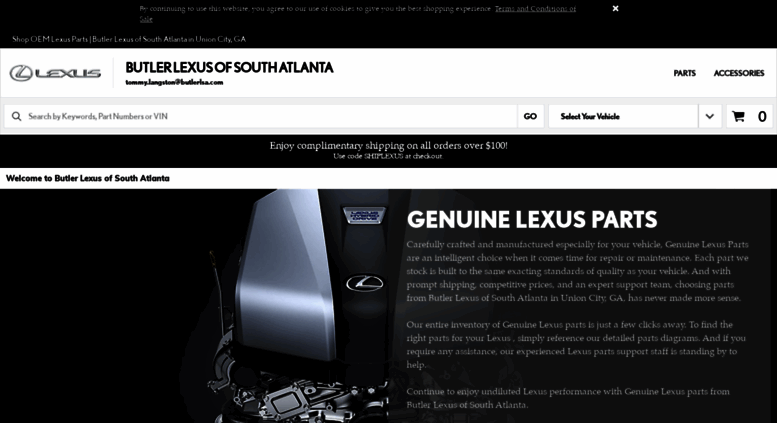 Lexus Of South Atlanta >> Access Lexussouthatlantaparts Com Genuine Lexus Parts Butler Lexus Of South Atlanta >> Access Lexussouthatlantaparts Com Genuine Lexus Parts Butler