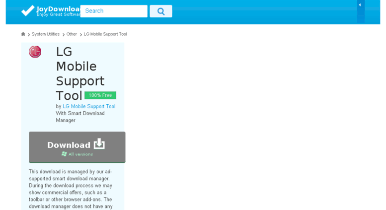 lg mobile support tool download free