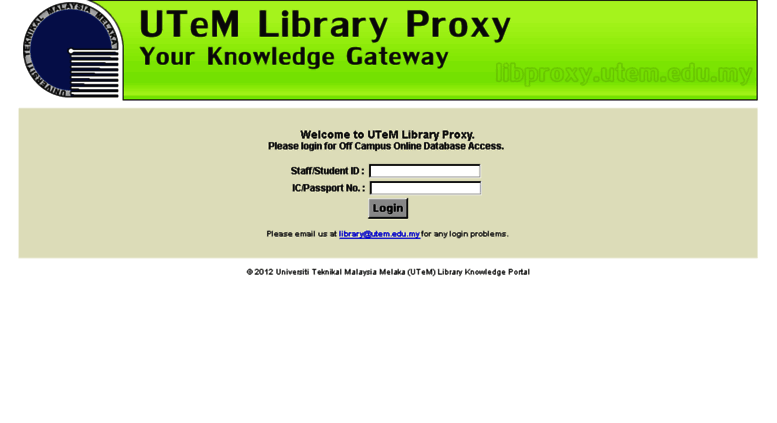 Access Libproxy Utem Edu My Utem Library Proxy