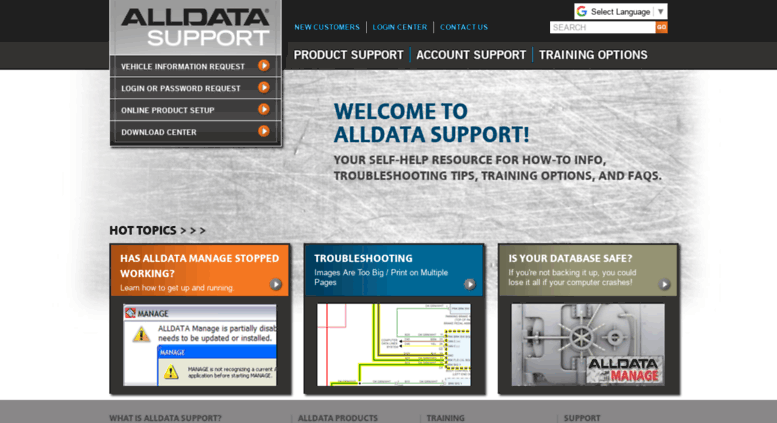 alldata servicecenter