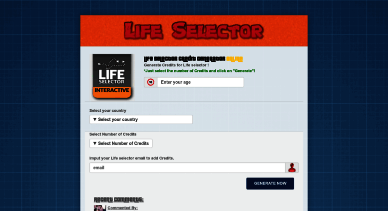 free download life selector game