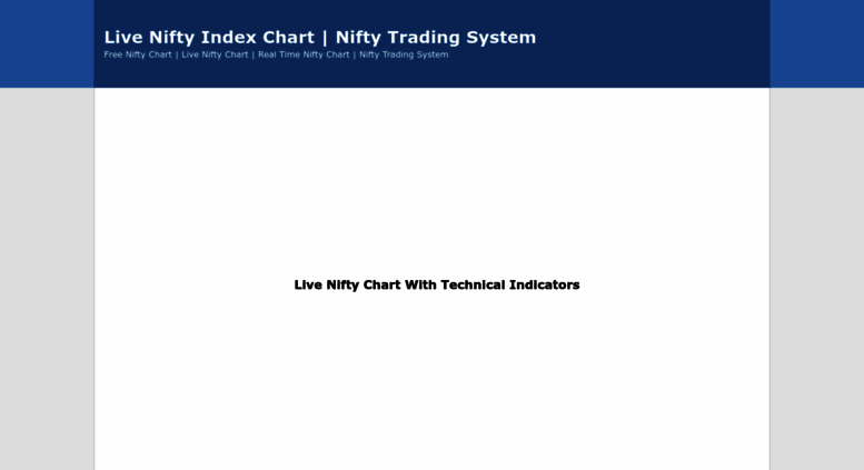 Free Intraday Real Time Live Charts Nse India