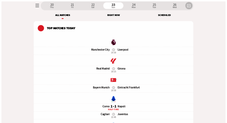 football 247 livescore