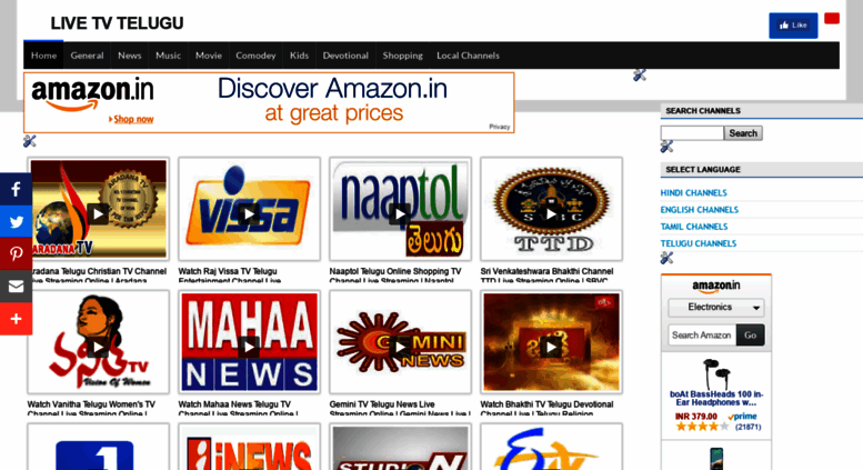 Access Livetvtelugu Com Live Tv Telugu Channels Online Streaming