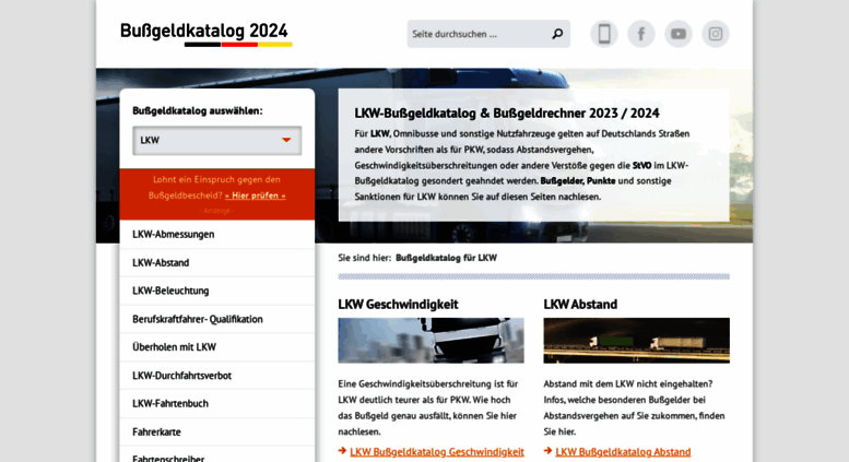 Access Lkw Bussgeldkatalog Org Lkw Bussgeldkatalog Bussgeldrechner 18