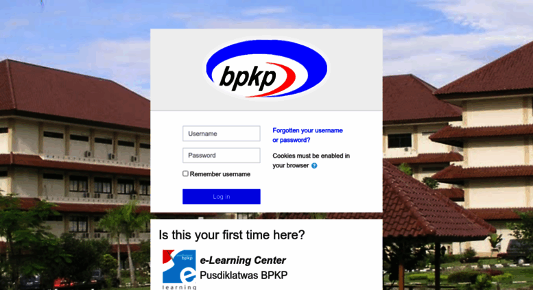 Access Lms Bpkp Go Id E Learning Center Pusdiklatwas Bpkp Log In To The Site<script async src=