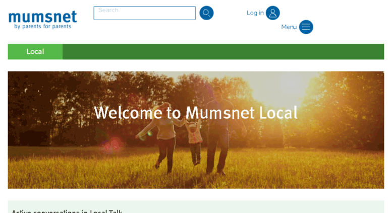 Access local.mumsnet.com. Mumsnet - the UK's most popular website for