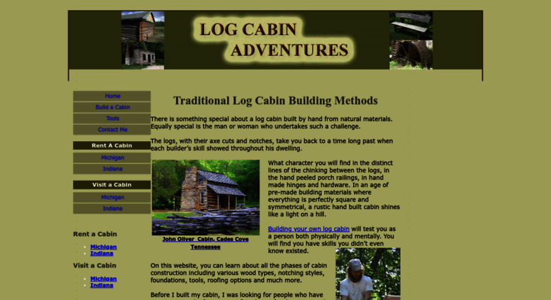 Access Log Cabin Adventures Com Traditional Log Cabin Building