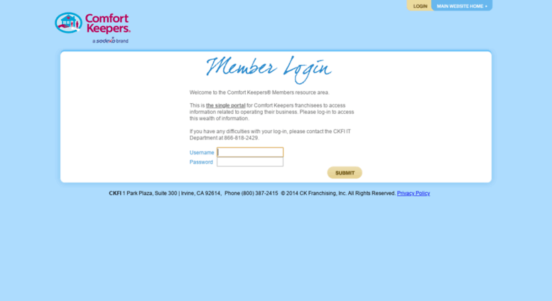 Access Login Comfortkeepers Com Comfort Keepers Members