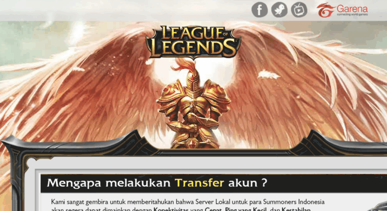 Access Loltransfergarenacoid Transfer Akun League Of