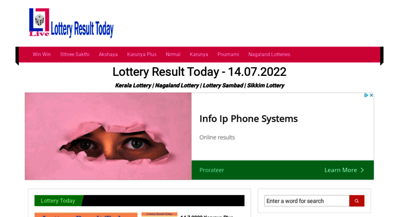 Access Lotteryresulttoday Com Lottery Result Today Live 03 02 21 Sikkim Lottery Nagaland Lottery Lottery Sambad Resu