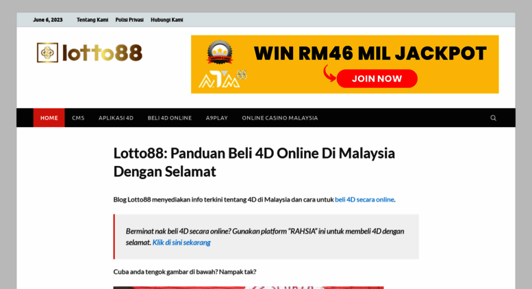 sabah lotto prize