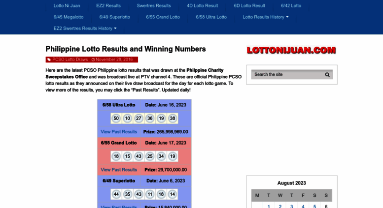 lotto ni juan swertres