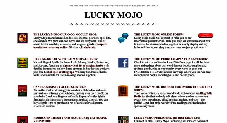 Access Luckymojocom Lucky Mojo Hoodoo Magic Mojo Hands - 