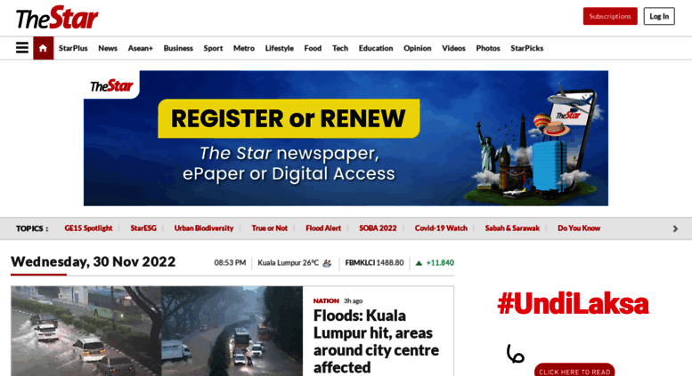 Access M.thestar.com.my. The Star | Malaysia News: National, Regional ...