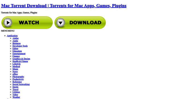 Torrent for mac apps