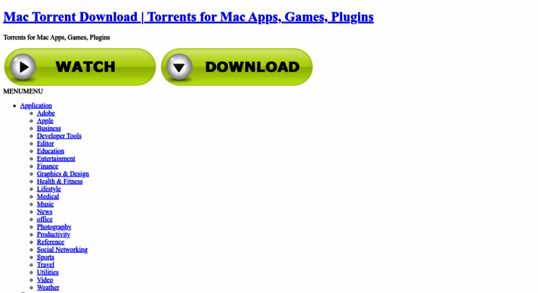 torrents for mac games