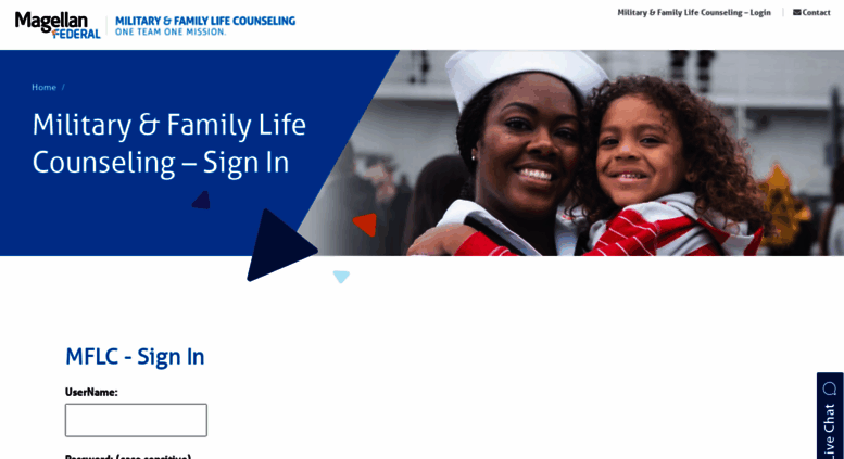 Access magellanmflc.org. Military & Family Life Counseling – Sign In ...