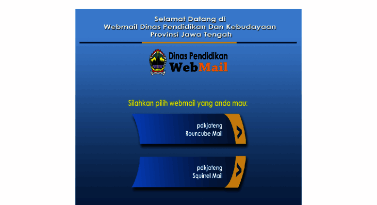 Access Mailpdkjatenggoid Pdk Jateng Webmail Welcome