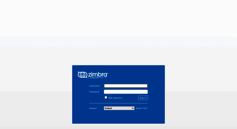 Access Mail Team Ba Zimbra Web Client Sign In