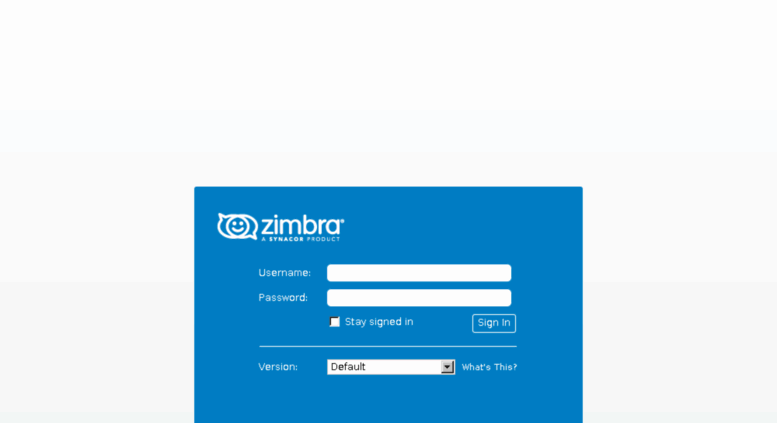 Access Mail Zakat Com My Zimbra Web Client Sign In