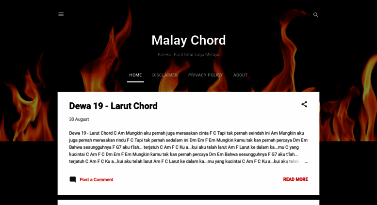 Access malaychord.blogspot.com. Malay Chord  Malay Chord