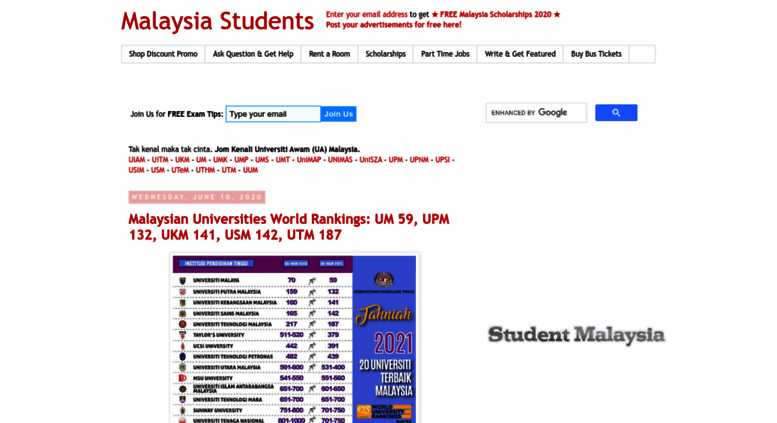 Access Malaysia Students Com Malaysia Scholarships 2018 Free Spm - malaysia students com screenshot