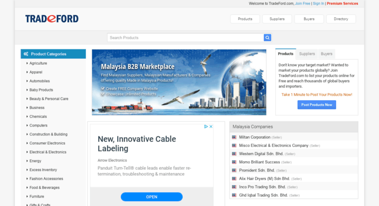 Access Malaysia Tradeford Com Malaysia B2b Marketplace Malaysian Suppliers Manufacturers Tradeford Com