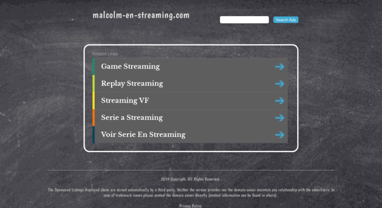 Access malcolm-en-streaming.com. Loading...