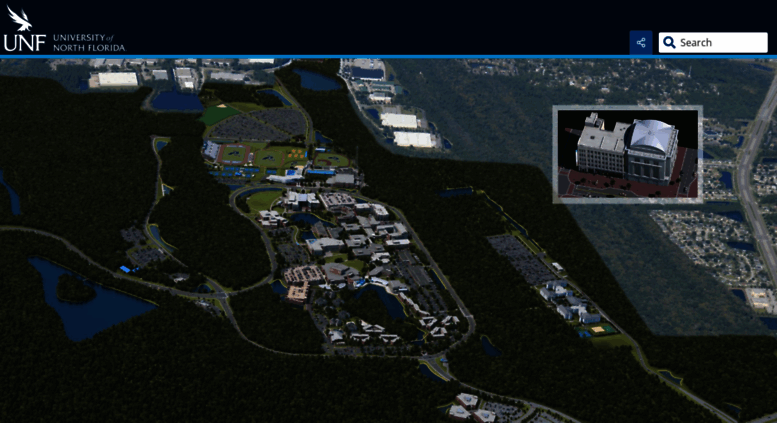 Unf Main Campus Map