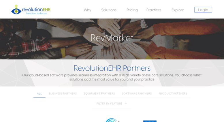 Access market.revolutionehr.com. RevMarket - RevolutionEHR Partners