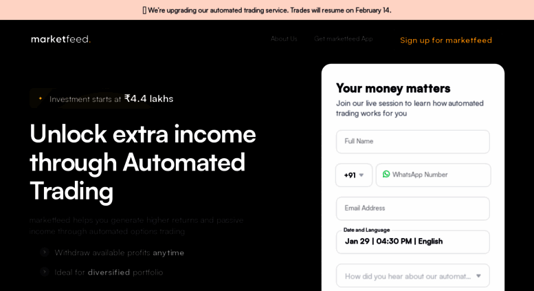 Access Marketfeed Forex Waluty I Opcje Binarne Easy Marketfeed Screenshot