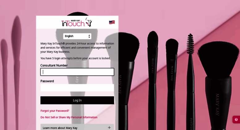 Access marykayintouch.com. Mary Kay InTouch U.S.