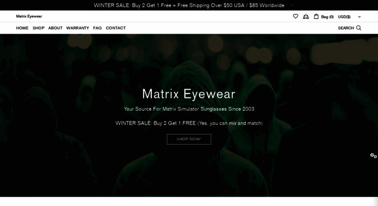 original matrix sunglasses