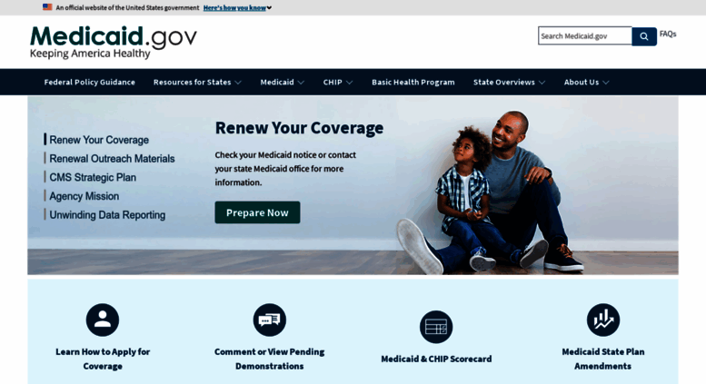 Access The Official Us Government Site For Medicare Medicaid 0528