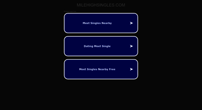 Access Members Milehighsingles Com Mile High Singles