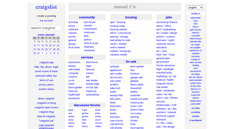 Access Merced Craigslist Org Craigslist Merced Ca Jobs