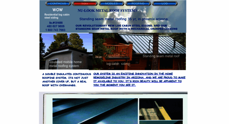 Access Metalroofaz Com Metal Roofsing Arizona 35 Yr Log Cabin