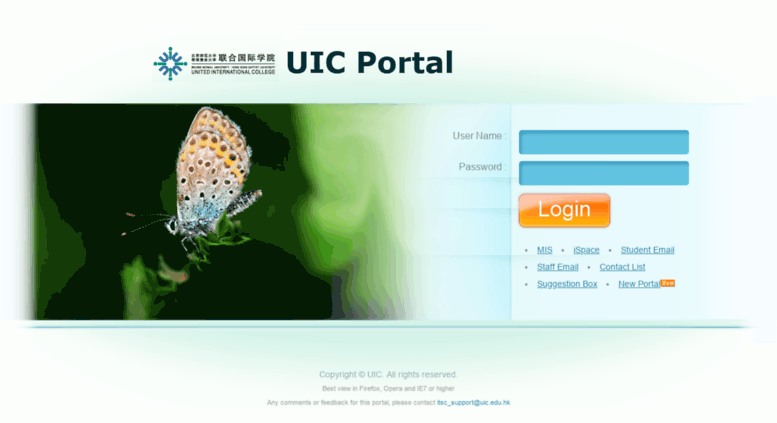 Access Mis Uic Edu Hk Uic Portal