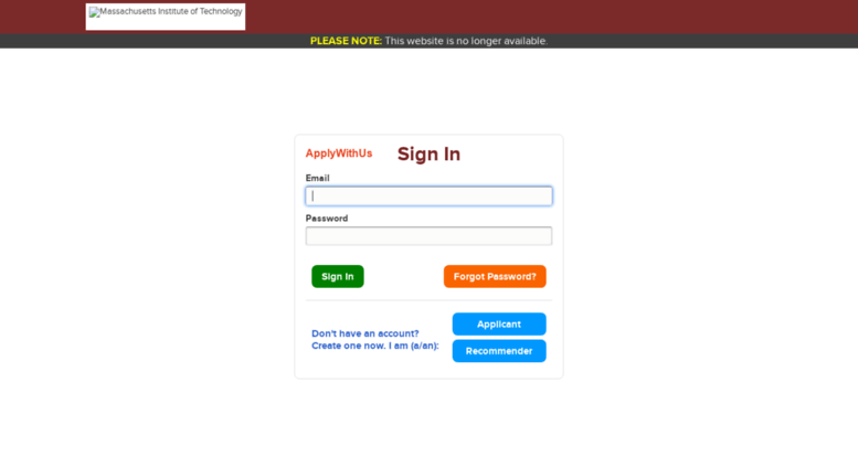 Mit applywithus Mit applywithus