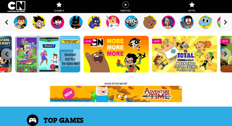 Access mixels.asia. Home | Free online games and video | Cartoon Network