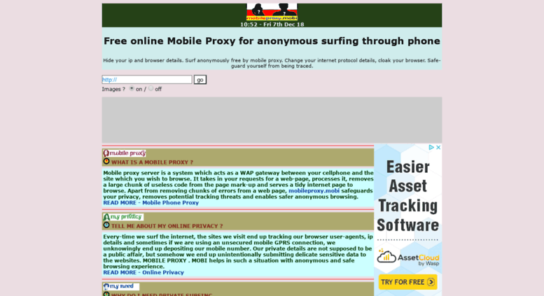 Access Mobileproxy Mobi