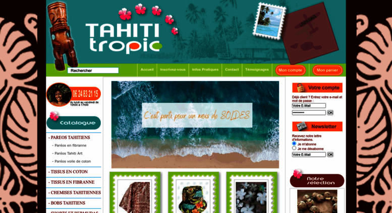 Access Monoi Tahiticom Tahiti Tropic Produits De Tahiti - 