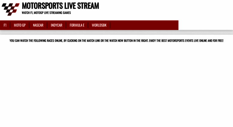 motorsports stream f1