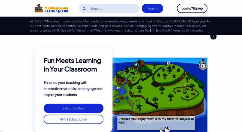 Access mrnussbaum.com. Mr. Nussbaum - Educational Games, Activities ...