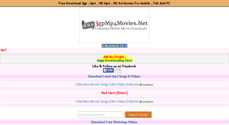 hollywood movie in hindi 3gp free download