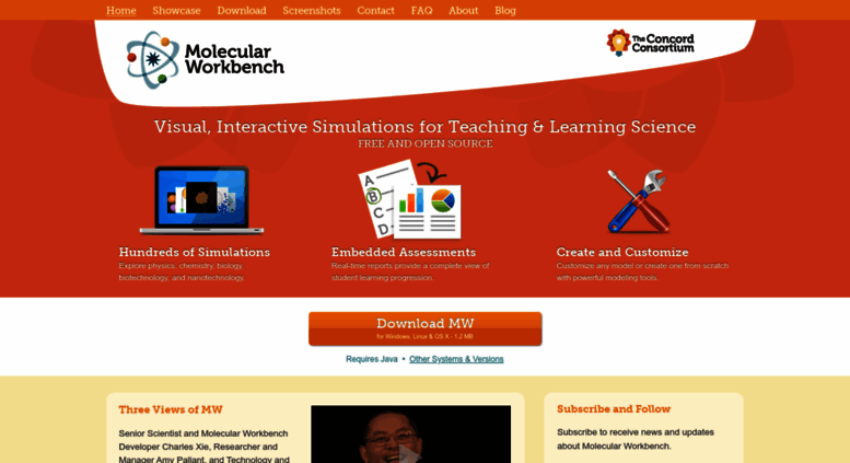 Access Mw2 Concord Org Molecular Workbench