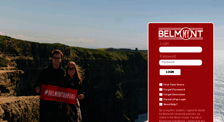 Access My belmont edu MyBelmont Login